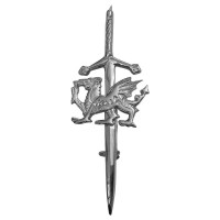 Welsh Dragon Badge Kilt Pin